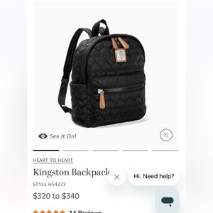 Kingston Backpack black heart to heart
STYLE H54273